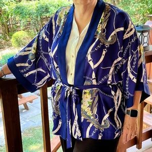 New York Company, Soho Multi-colored tunic with tie. L/XL